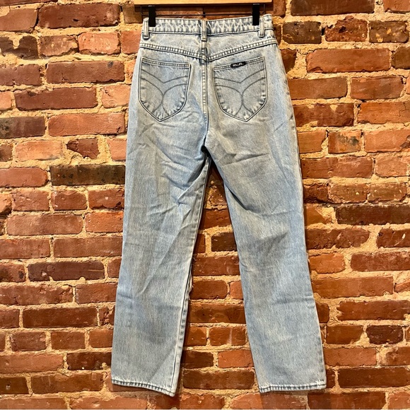 Rolla’s Original High Rise Straight Distressed Light Wash Size 25 - Picture 7 of 10